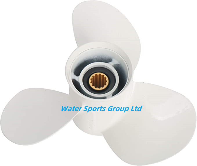 thumbnail image 2 of JSPROP 10.1 X 13 Boat Propeller For Johnson Evinrude 15-35HP - 14 Spline, 3-Blade, Aluminum 2 of 5