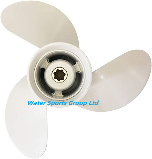 8 1/2 x 7 1/2-N, OEM No. 6G1-45943-00-EL Upgrade Aluminum Outboard Propeller fit Yamaha Engines 5-8HP, 7 Spline Tooth