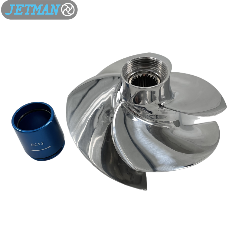 Jetman Impeller OEM No.SR-11/19A Diameter 155.5mm Polished Impeller Replace Seadoo GTI LTD /SE 155