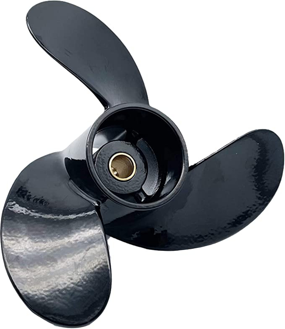 OEM No. 48-812949A02 Aluminum Outboard Boat Propeller Prop 7.8X7 for Mercury/Tohatsu 4/5/6HP/MFS4/5S/6S/M5B, 12 Spline Tooth