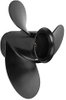 9 x 10.5 Upgrade Aluminum Outboard Propeller fit Mercury Engines 6-15HP, Ref No.48-828158A12, 8 Spline Tooth, RH