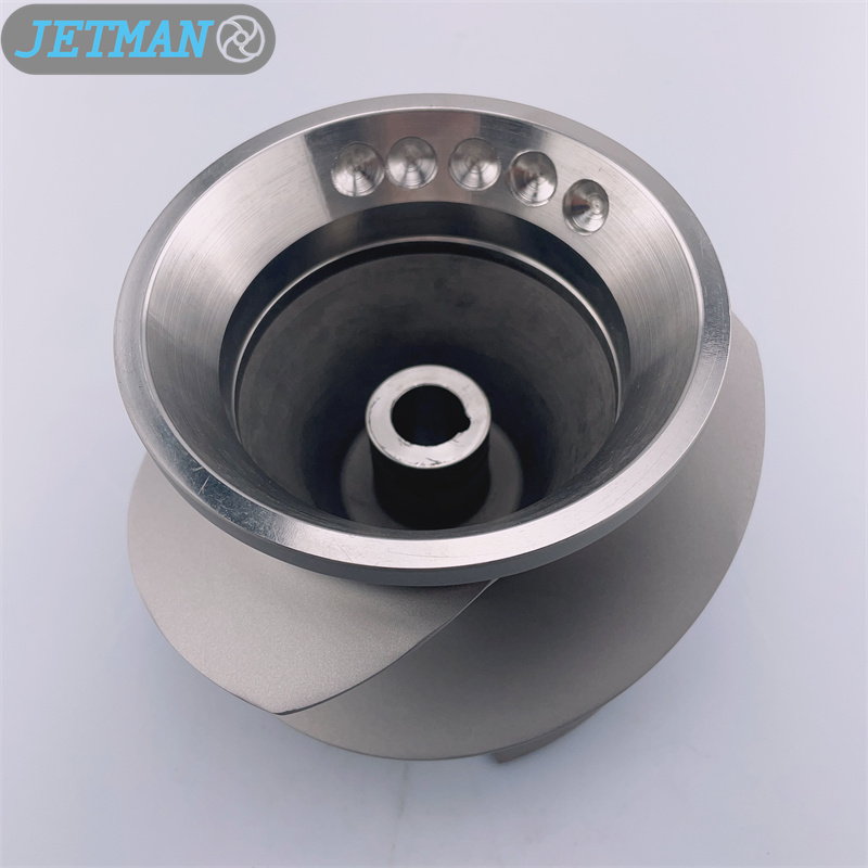 6 1/8 SS 3 Blades Outboard Jet Impeller for Outboard Jet Pump Medium Series, Part No.1737 (for Wear Ring #1521)