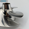 Jetman Impeller SR-10/18A Diameter 155.5mm Stainless Steel Polished 4 Blades PWC Impeller Replacemant for Seadoo GTS 130