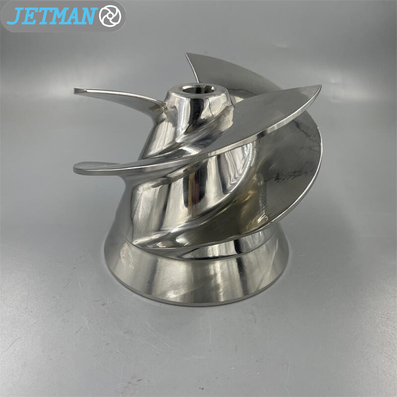 Sizes 5 7/8 Stainless Steel 3 Blades Part No.1678 Outboard Jet Impeller for Outboard Jet Pump Medium Series (for Liner/ Wear Ring #1678)