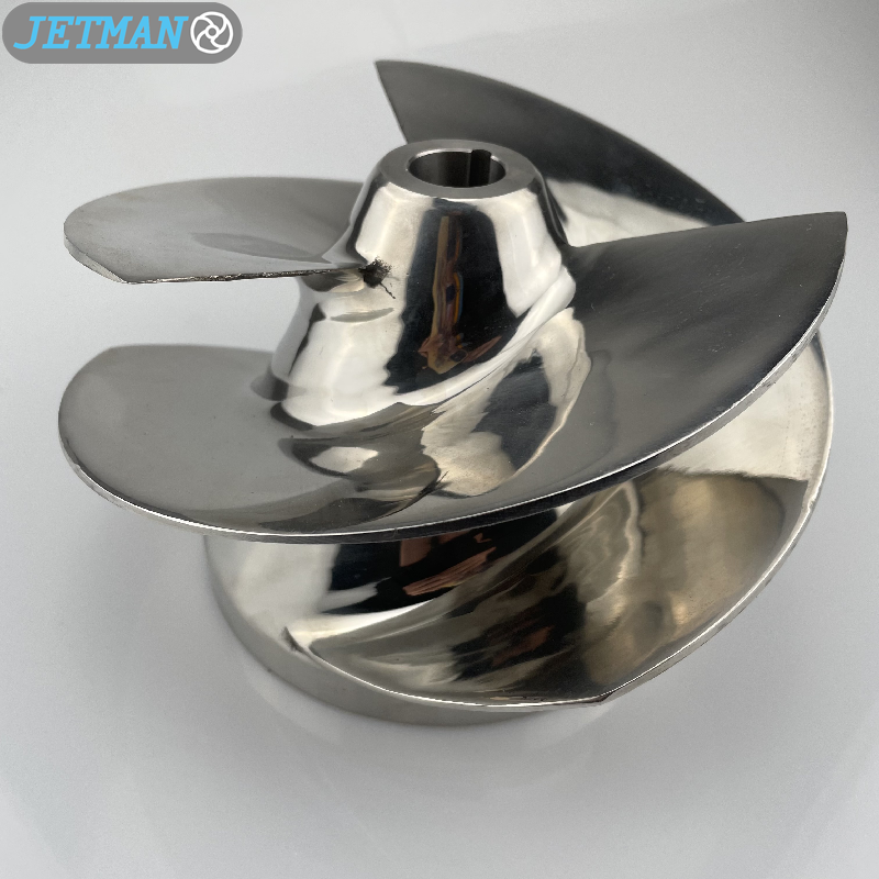 Outboard Jet Impeller 7 3-8 Polished (2)