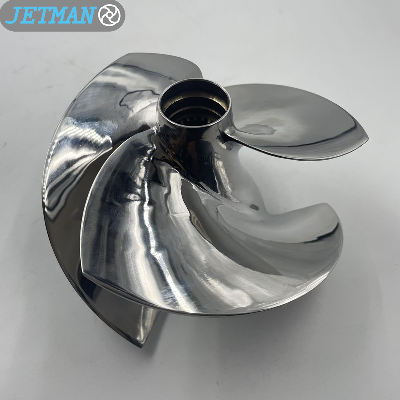 Jetman HA-17/29 Diameter 155mm Jet Ski Polished Impeller Replacement for Honda Motor F-12X