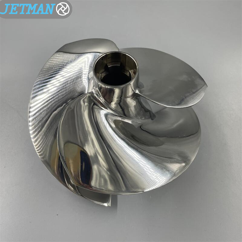 Jetman Impeller YS-13/19 Diameter 155mm 3 Blades Jetman Polished Impeller Replacement for Yamaha GP1800 HO 