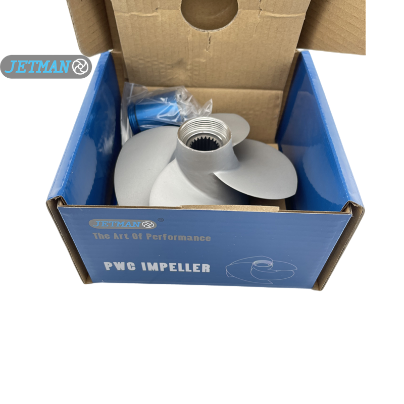 Jetman Impeller OEM No. SR-11/19A 4 Blades 155.5mm Sand Blasted Jet Ski Impeller Replace Sea-Doo GTS 130 & GTS PRO 130