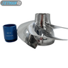 Jetman Impeller OEM No.SR-11/19A Diameter 155.5mm Stainless Steel Polished Jet Ski Impeller Replaceme Sea-Doo GTS 130 & GTS PRO 130