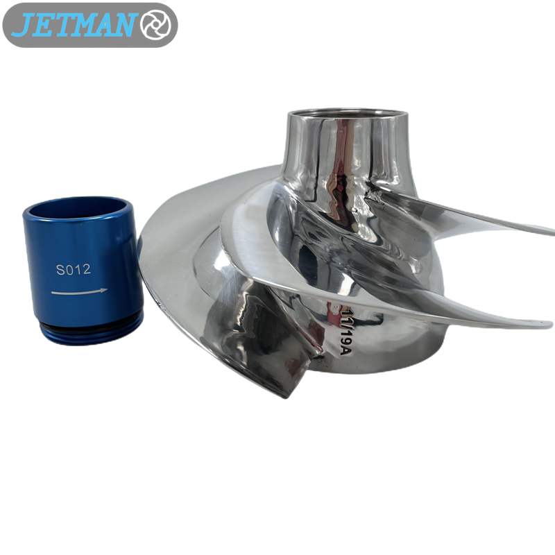 Jetman Impeller OEM No.SR-11/19A Diameter 155.5mm Stainless Steel Polished Jet Ski Impeller Replaceme Sea-Doo GTS 130 & GTS PRO 130