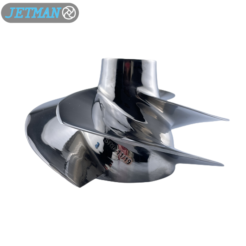 Jetman Impeller OEM No. SRB-11/19 Diameter155.5mm Stainless Steel Big Shaft Impeller Replace Sea-Doo GTX 130 / GTX 170 / GTX 230 (2019-New)