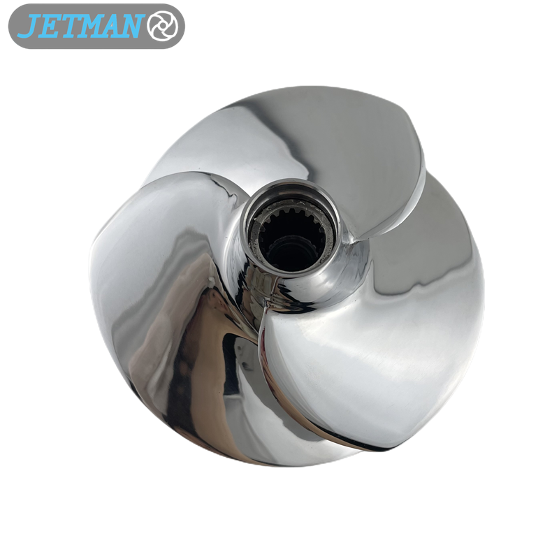 Jetman OEM No. YJ-12/20 Superjet Impeller Diameter 144mm 3 Blades Stainless Steel Polished Jet Ski Impeller fit for Yamaha Superjet