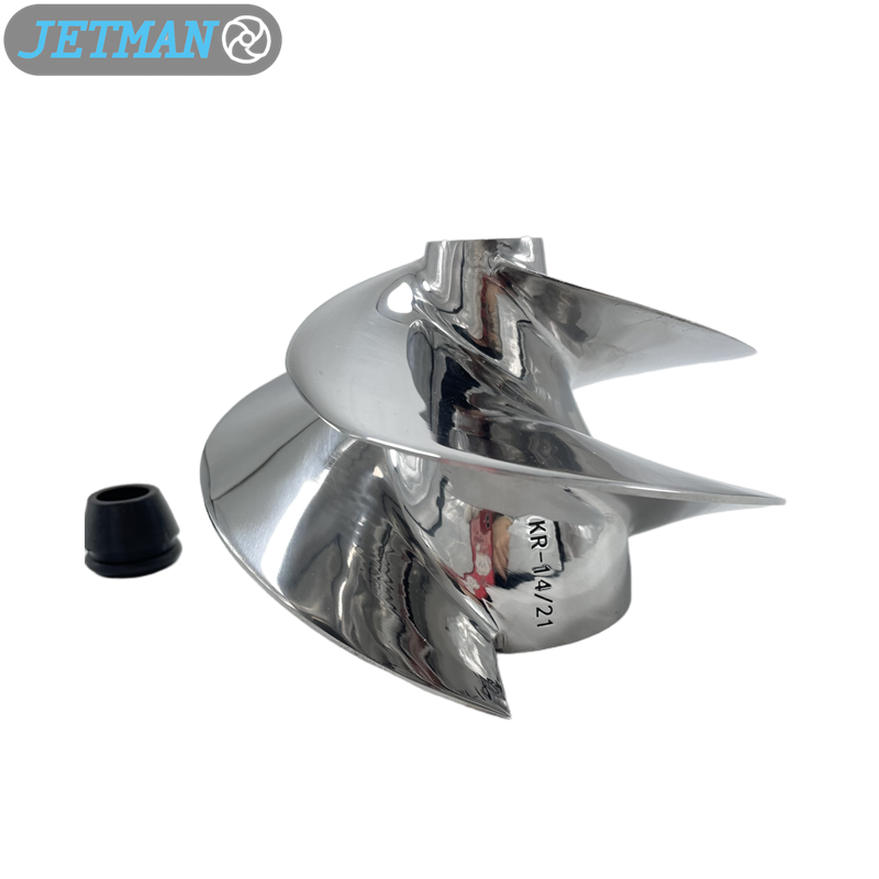 Jetman KR-15/22 Diameter 160mm 3 Blades Jet Ski Impeller Replacement for Kawasaki ULTRA 310X