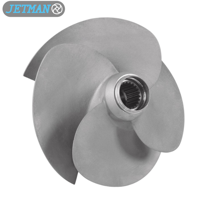 OEM No. 267001019 Diameter 155.5mm Stainless Steel Impeller Sand Blasted Fit for Seadoo Wake 155 (2018-2019)