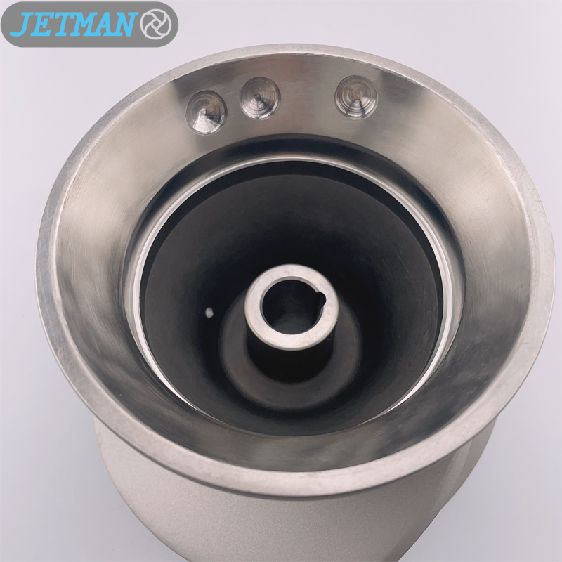 Impeller 8.24 Part No.1860 Stainless Steel 3 Blades Stainless Steel Outboard Jet Impeller for Outboard Jet Medium Series 