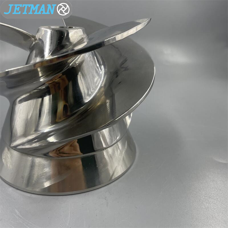 Sizes 5 7/8 Stainless Steel 3 Blades Part No.1678 Outboard Jet Impeller for Outboard Jet Pump Medium Series (for Liner/ Wear Ring #1678)