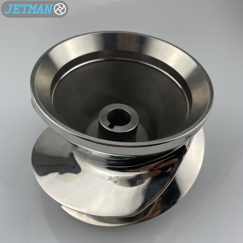 6 7/8 Stainless Steel 3 Blades Outboard Jet Impeller for Outboard Jets Big Series (For Liner/ Wear Ring 1833)