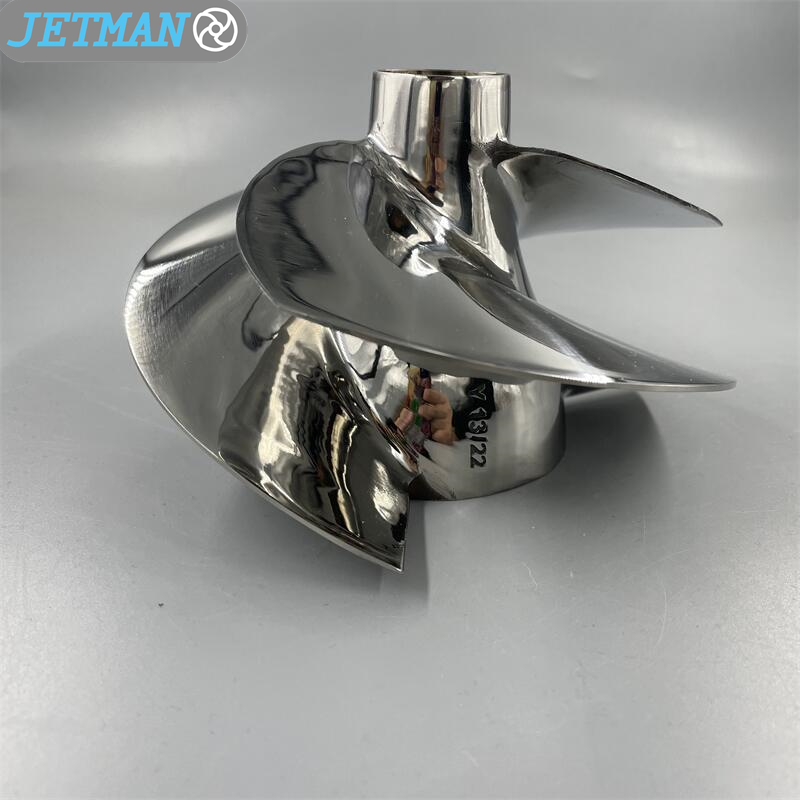 Jetman Impeller YS-13/19 Diameter 155mm 3 Blades Jetman Polished Impeller Replacement for Yamaha GP1800 HO 