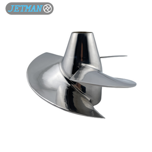 Jetman Impeller OEM No. 6AE-R1321-00-00 Diameter 155mm Stainless Steel Jet Ski Impeller Replace Yamaha VX700, Polished 