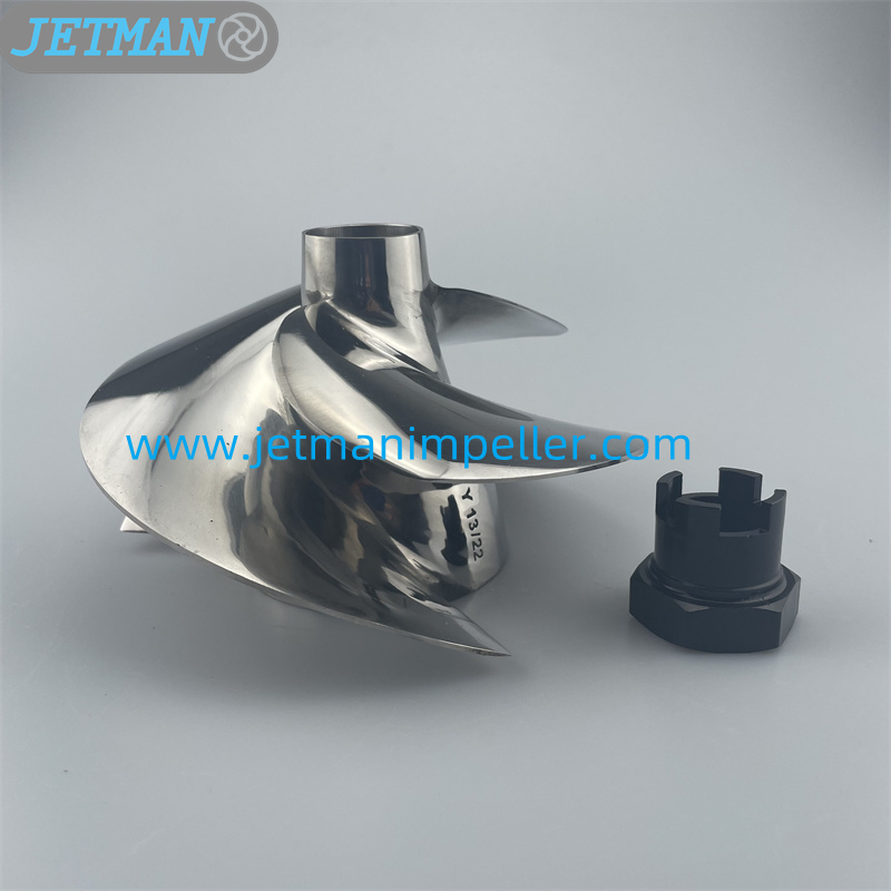 Part No.YS-13/22 Diameter 155mm Jetman Polished Impeller Fit for Yamaha VXR & VXS & VX Series