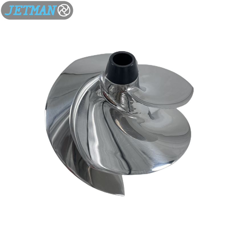 Jetman KR-14/21 Diameter 160mm 3 Blades Polished Jet Ski Impeller Replacement for Kawasaki ULTRA 310X