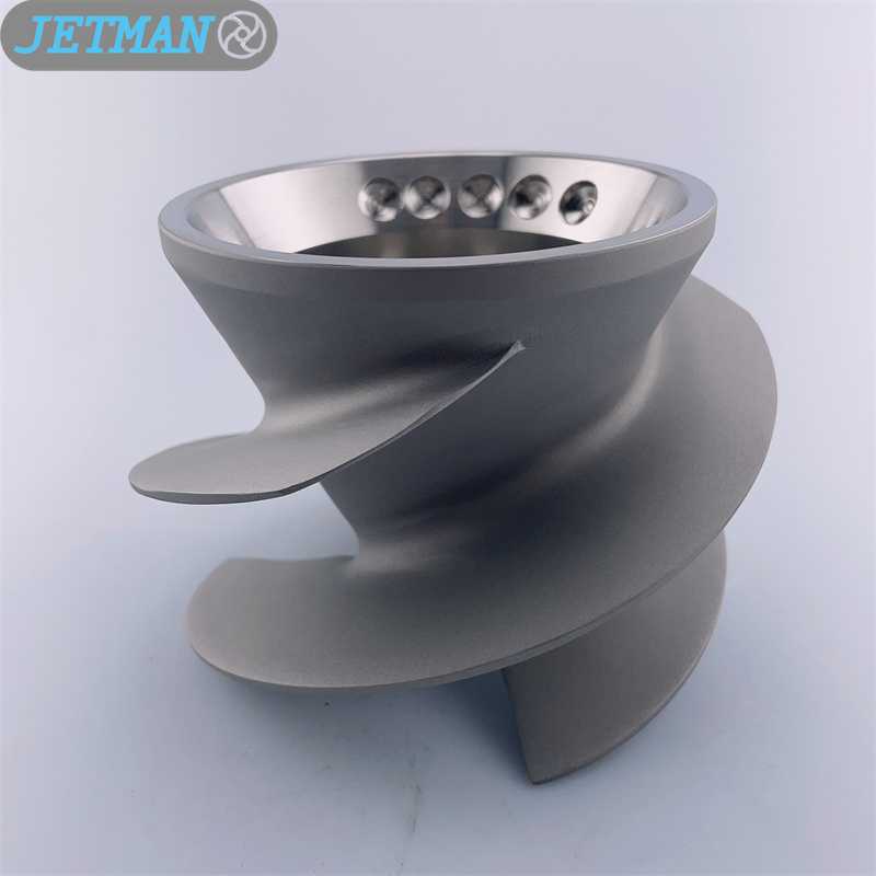 6 1/8 SS 3 Blades Outboard Jet Impeller for Outboard Jet Pump Medium Series, Part No.1737 (for Wear Ring #1521)