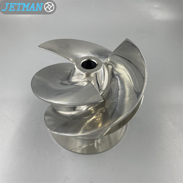 Sizes 5 7/8 Stainless Steel 3 Blades Part No.1678 Outboard Jet Impeller for Outboard Jet Pump Medium Series (for Liner/ Wear Ring #1678)