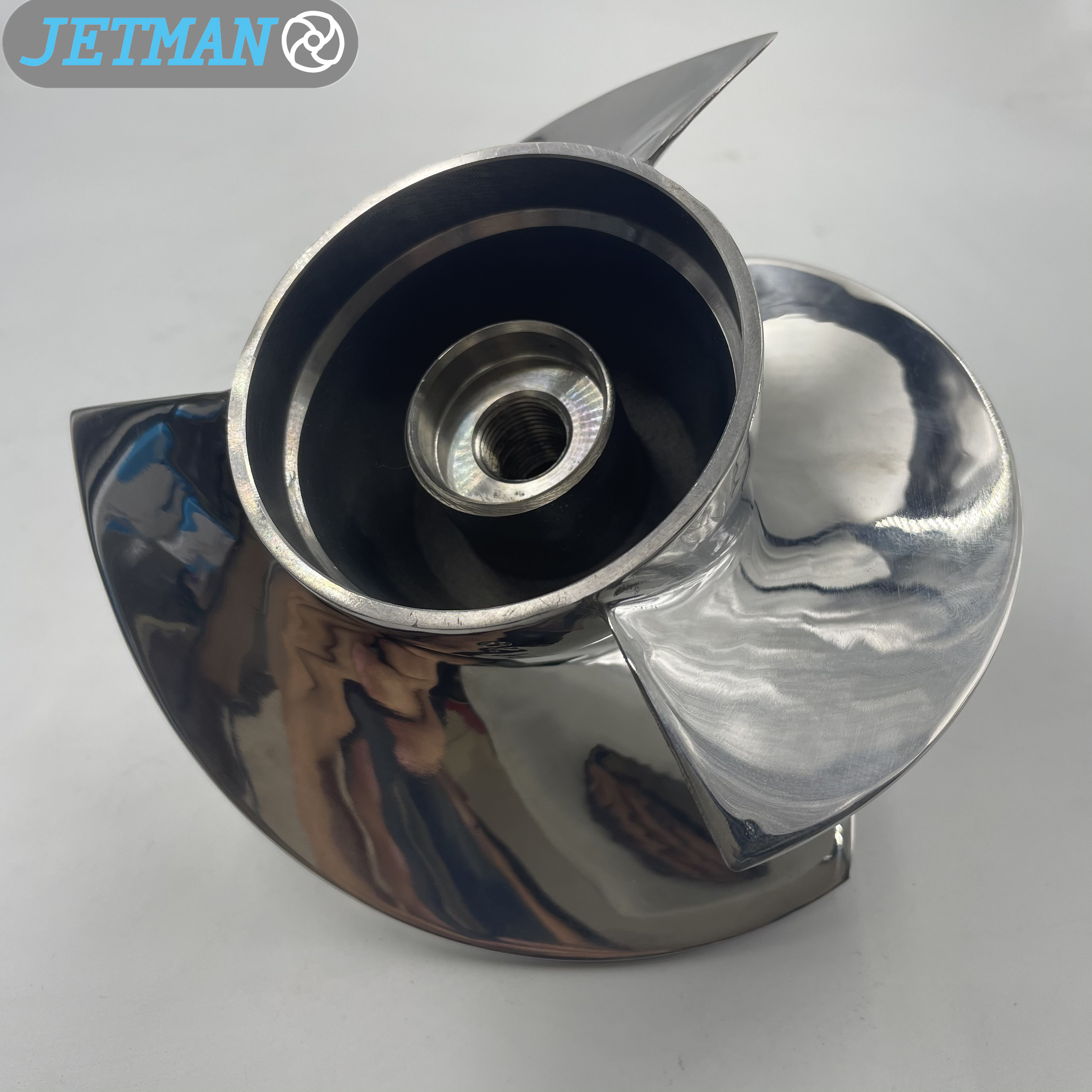 Jetman HA-17/29 Diameter 155mm Jet Ski Polished Impeller Replacement for Honda Motor F-12X