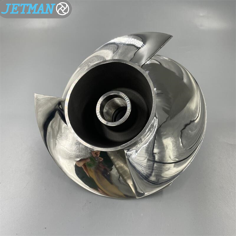 Jetman Impeller YS-13/19 Diameter 155mm 3 Blades Jetman Polished Impeller Replacement for Yamaha GP1800 HO 