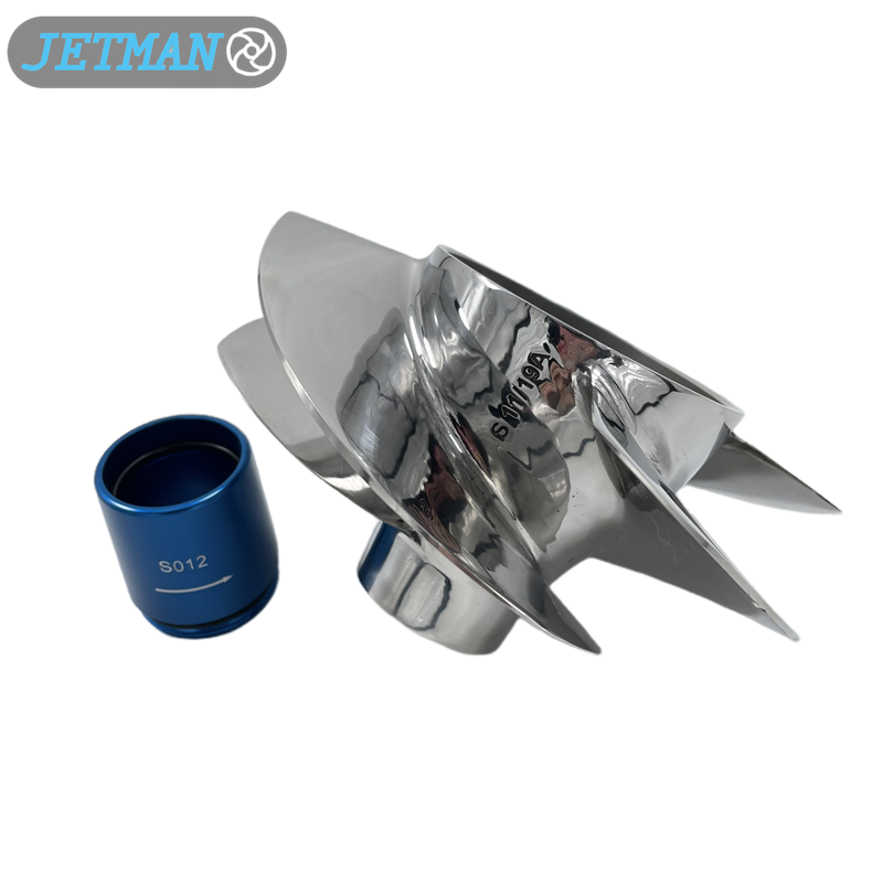 Jetman Impeller OEM No.SR-11/19A Diameter 155.5mm Stainless Steel Polished Jet Ski Impeller Replaceme Sea-Doo GTS 130 & GTS PRO 130