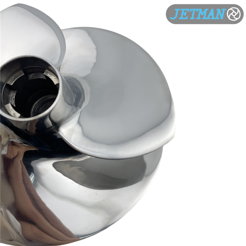 Jetman Impeller 155MM OEM No.YS-13/19 3-Blades Stainless Steel Jet Ski Impeller Parts Replacement for Yamaha Wave Runner FX Cruiser / Wave Runner FX HO, Polished