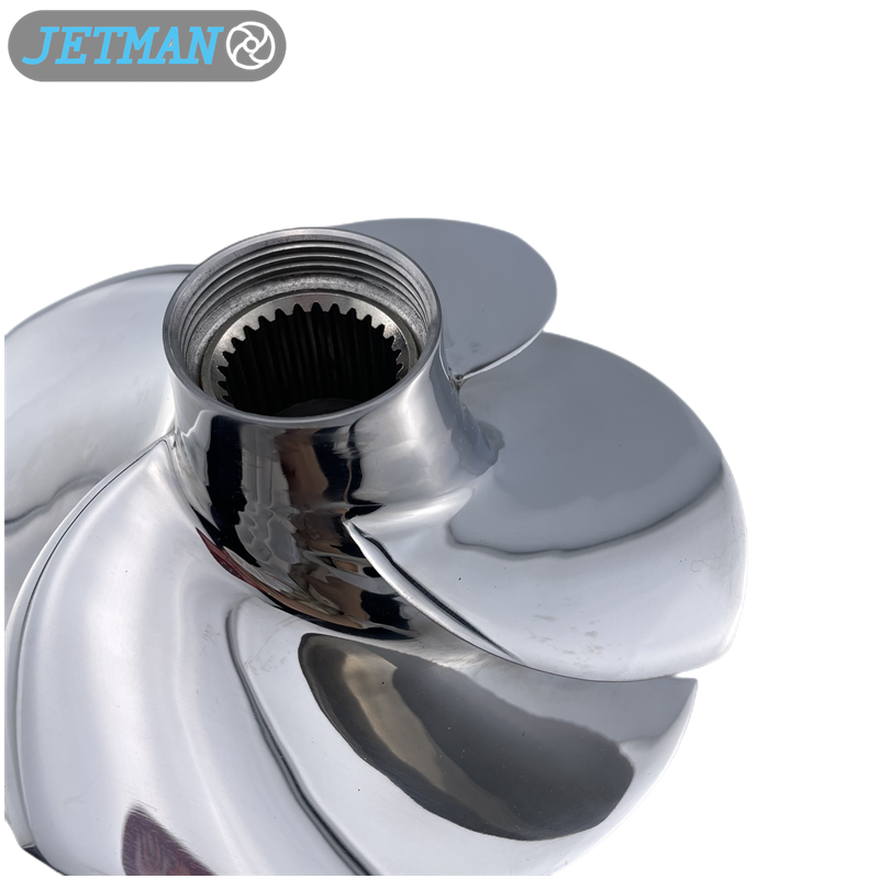 Jetman Impeller OEM No. SRB-11/19 Diameter155.5mm Stainless Steel Big Shaft Impeller Replace Sea-Doo GTX 130 / GTX 170 / GTX 230 (2019-New)