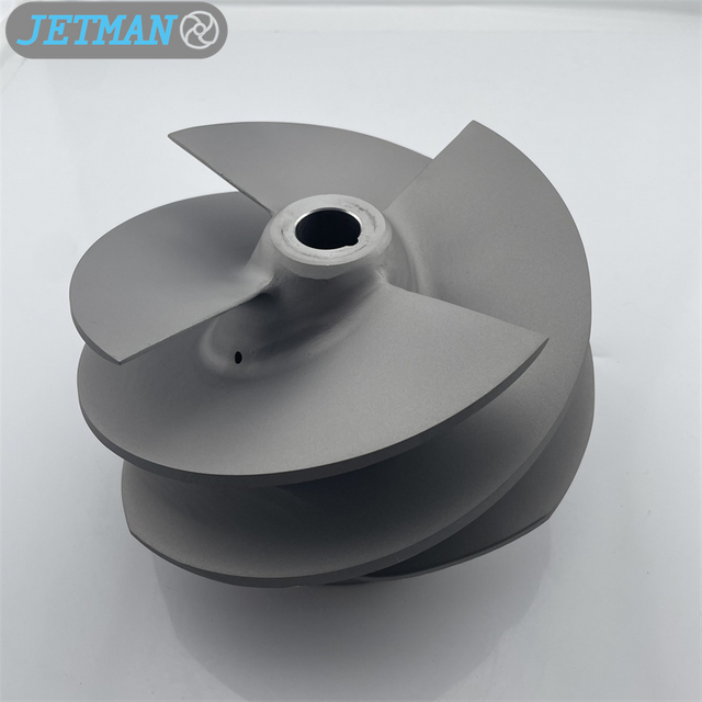 7 3/8'' D SS 4 Blades V6 Outboard Jet Impeller for Outboard Jet Pump Big Series, Part No.1919 (for Liner/ Wear Ring #1431) 